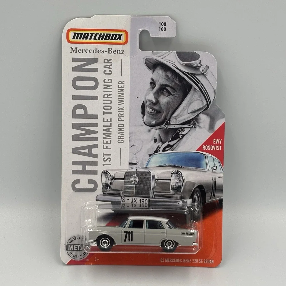 Matchbox Champion 1st Female Touring Car '62 Mercedes-Benz 220‎ SE Sedan 100/100